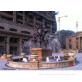 bronze garden fountain with Napoleon riding statues